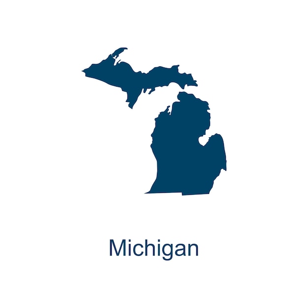 Michigan clipart shape, Michigan shape Transparent FREE for download on ...