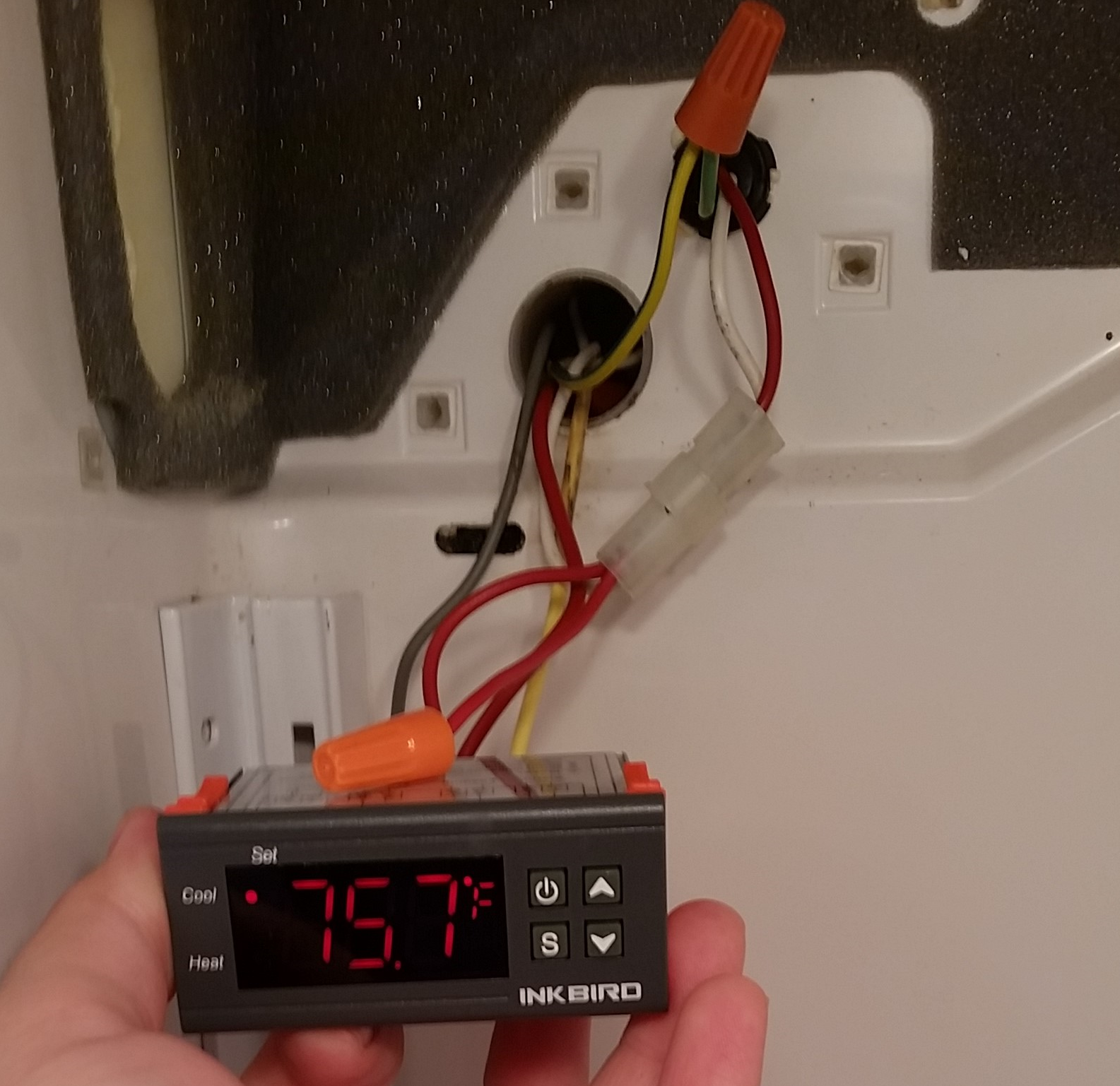 Help with wiring replacing minifridge thermostat with Inkbird ITC-1000