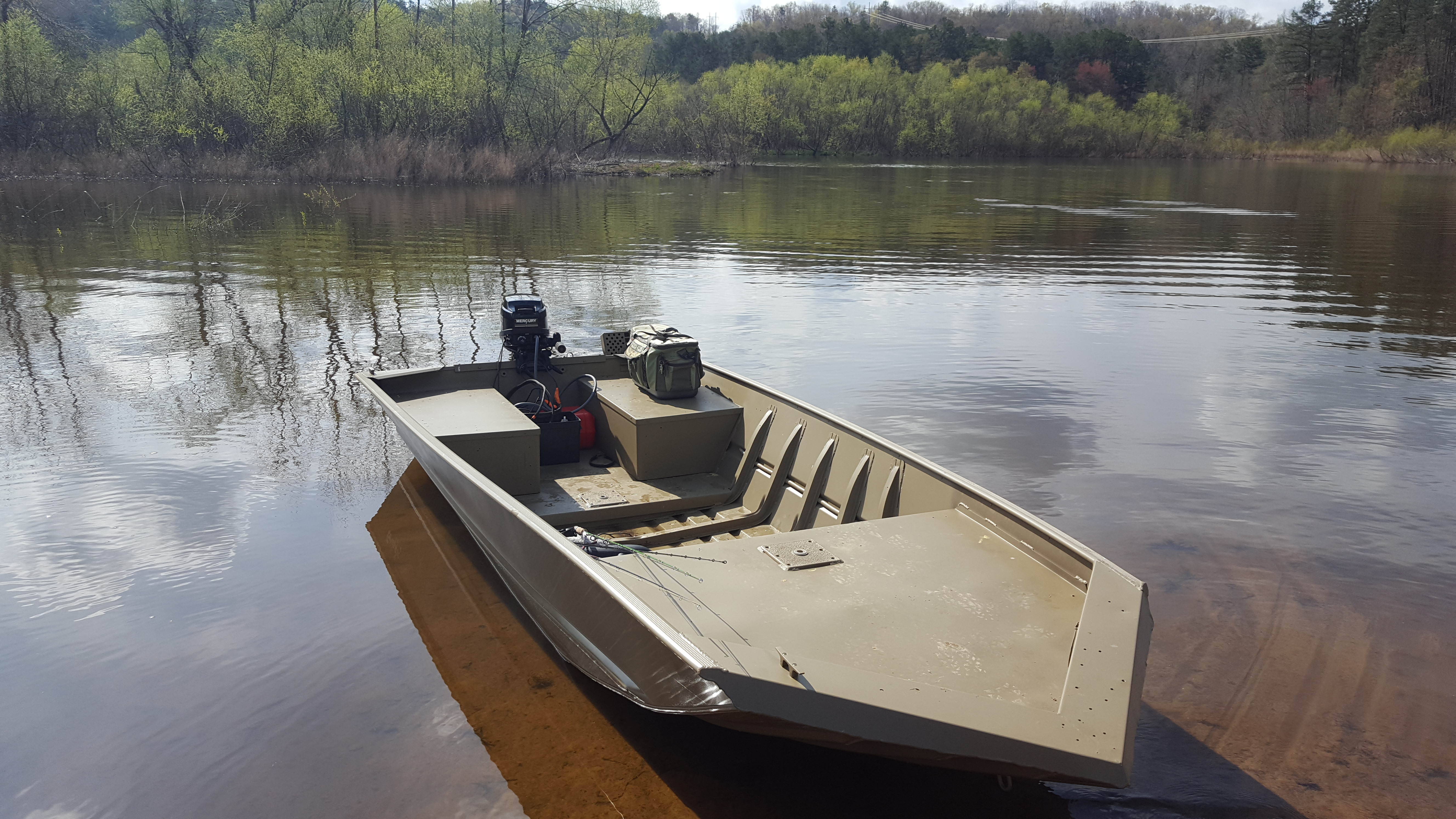Modifying Grizzly 1448 Transom  Aluminum Boat & Jon/V Boat