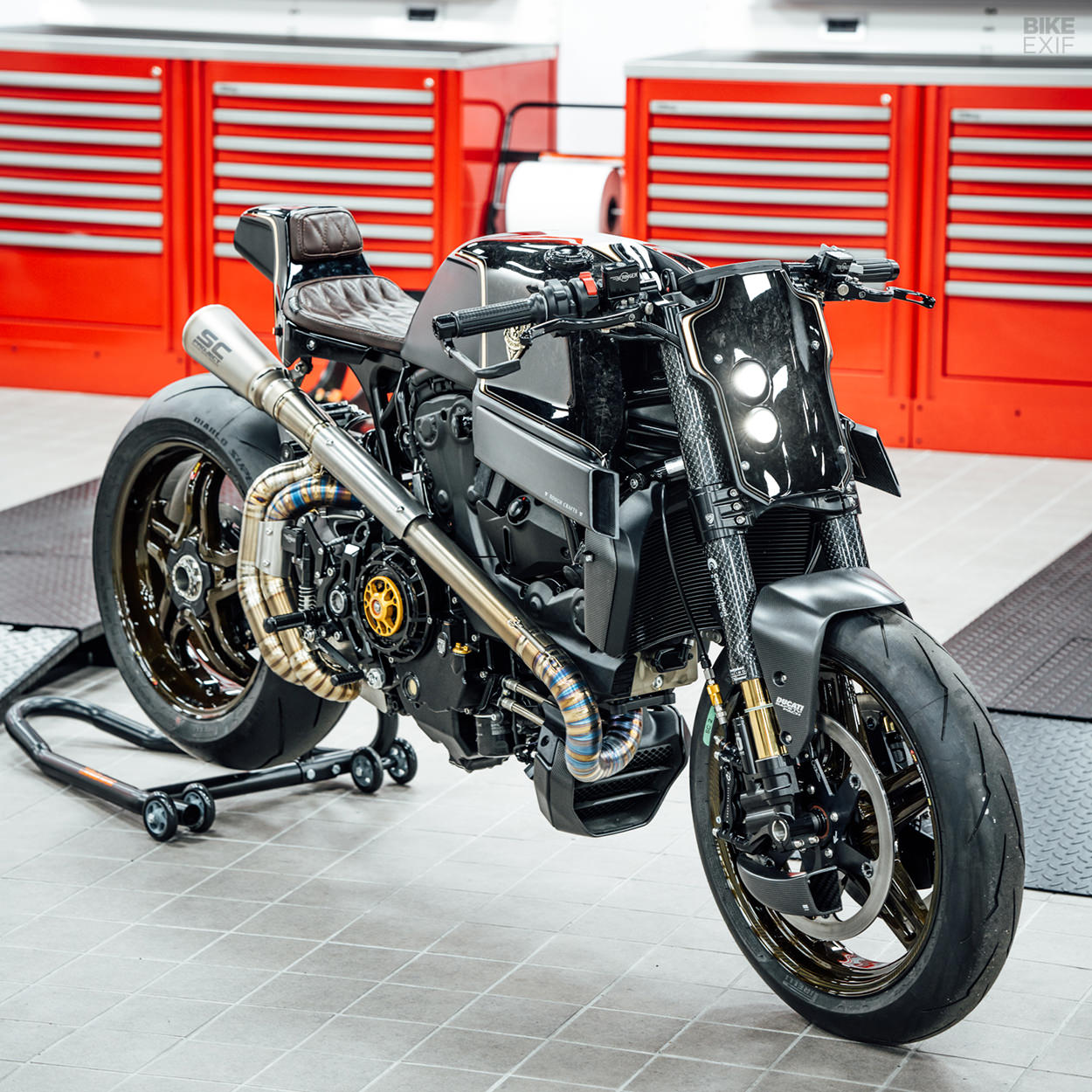 Custom Ducati Monster 1200S by Rough Crafts