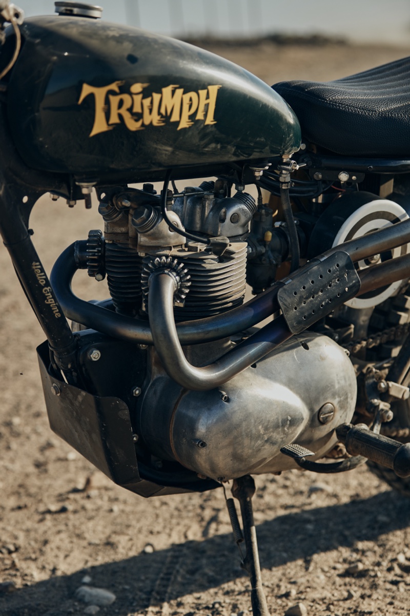 Triumph T100C 