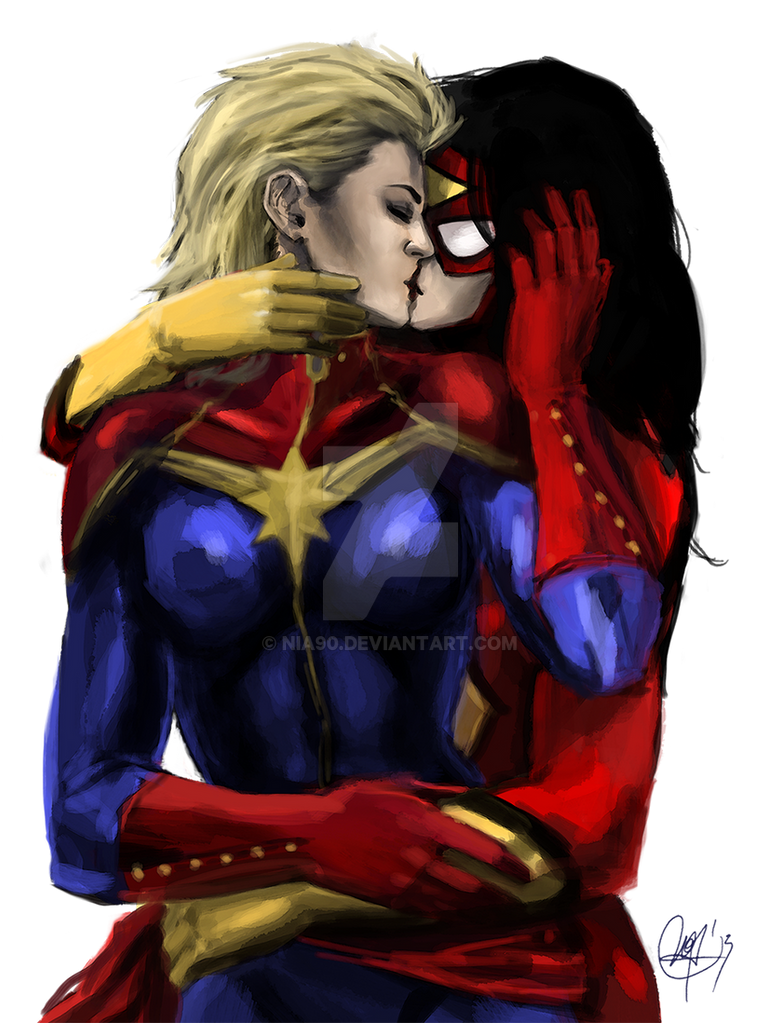 captain_marvel_and_spider_woman_by_nia90-d6mn8fo.png