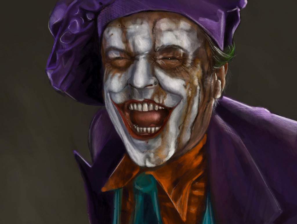 Jack Nicholson Joker Painting | Art Amino