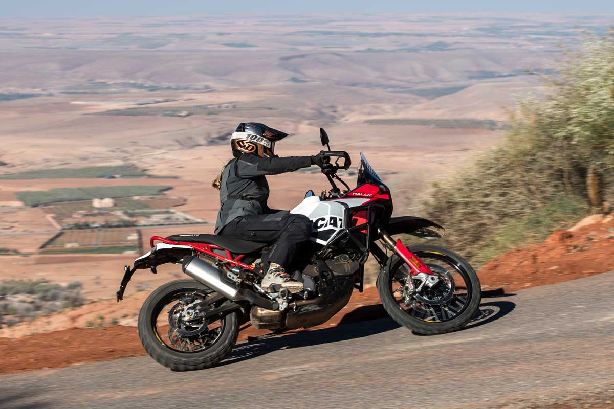 Ducati Desertx Rally Review road