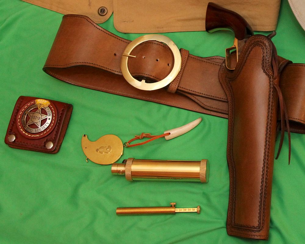 Black Powder Rig - Gunbelt, Holster and Shooters/Cylinder Pouches