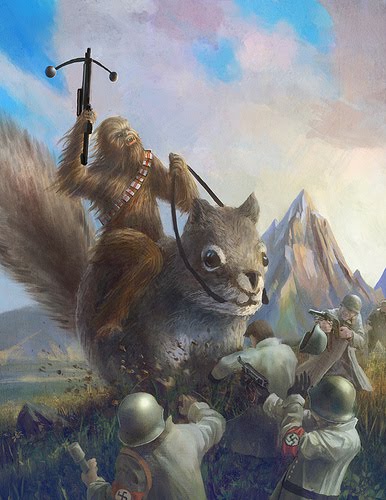 Chewbacca+riding+squirrel