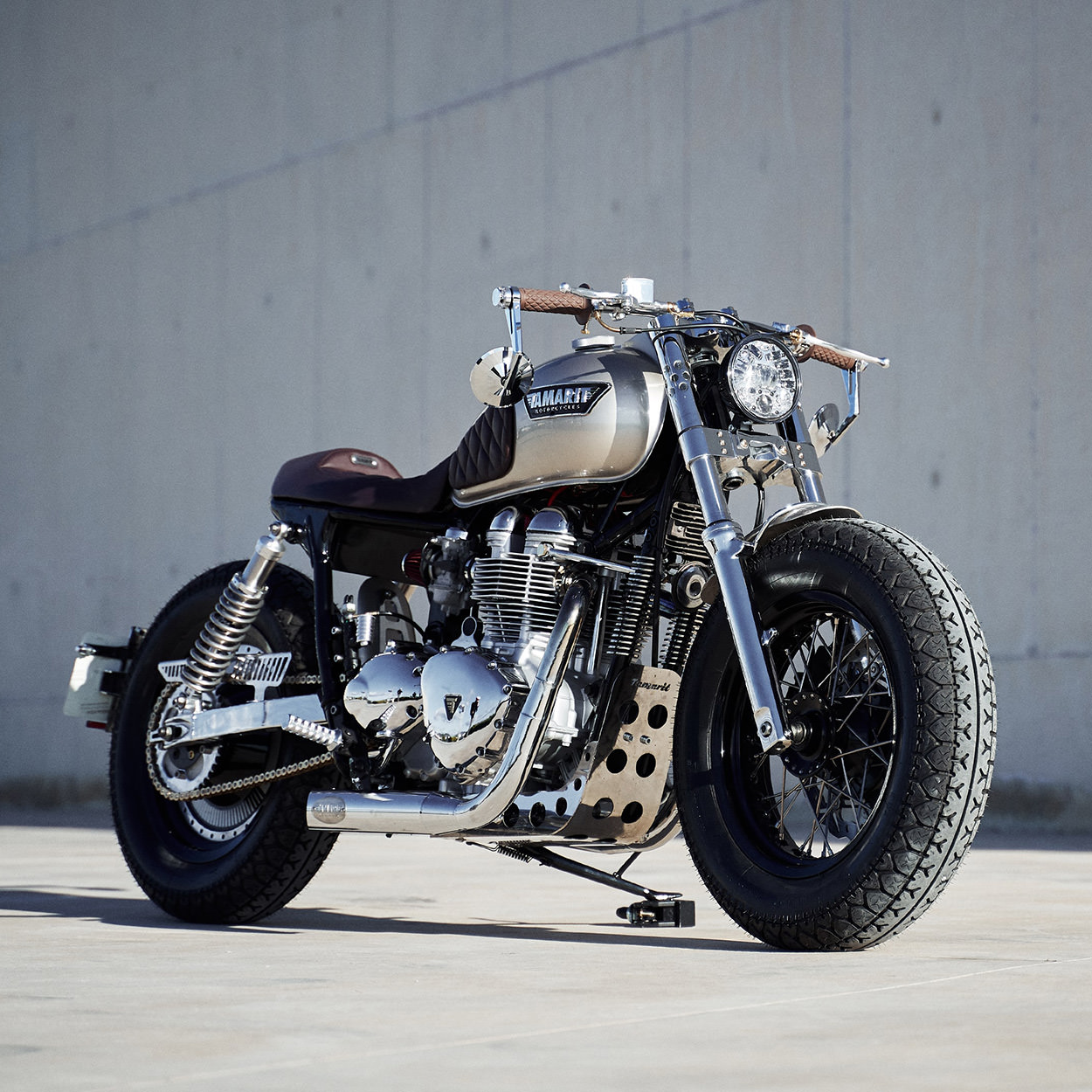 Triumph Bonneville T100 café racer by Tamarit Motorcycles