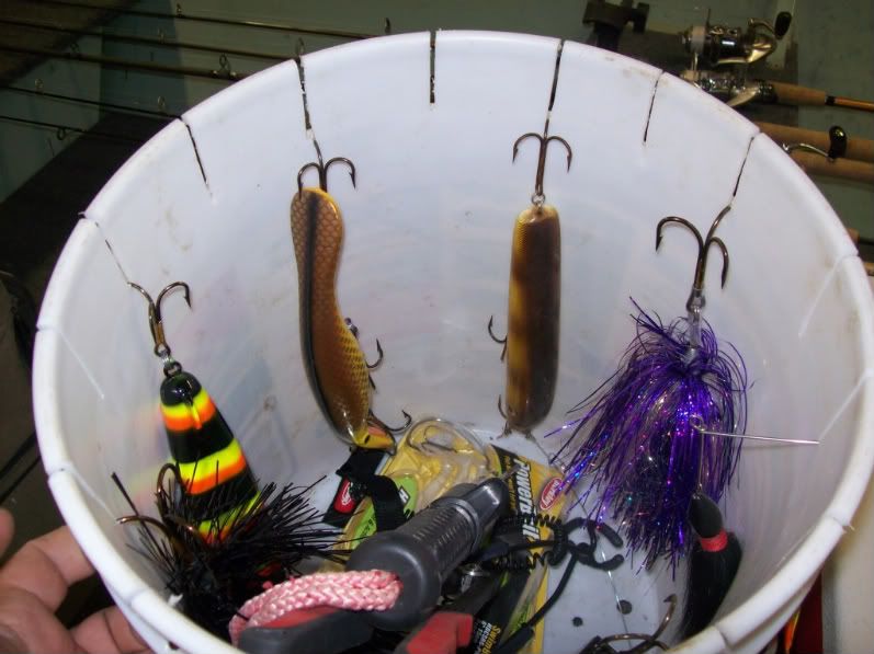 Musky lure storage The Musky Bucket  Aluminum Boat & Jon/V Boat  Discussion Forum