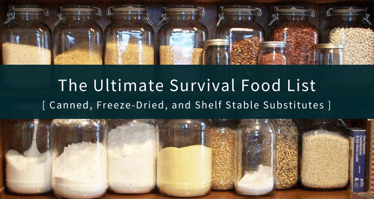 Survival Food List