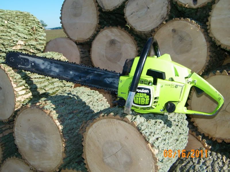 Poulan deals green chainsaw