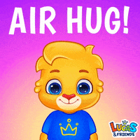 Hugs Love GIF by Lucas and Friends by RV AppStudios