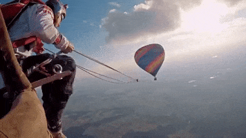 hot air balloon GIF by Sport Decouverte