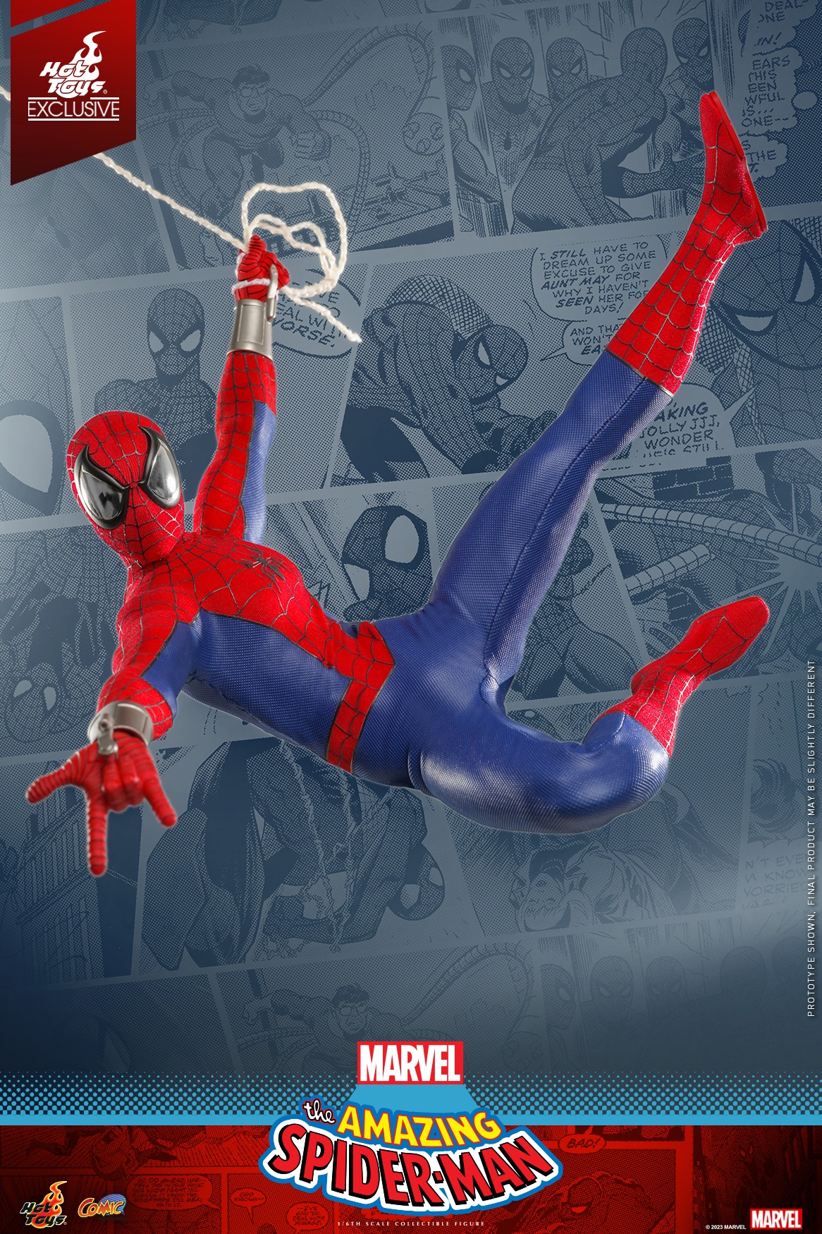 May be an illustration of vulture, toy and text that says 'HO EXCLUSIVE MARVEL SPIDER-MAN the AMAZING COMIC MARVEL'