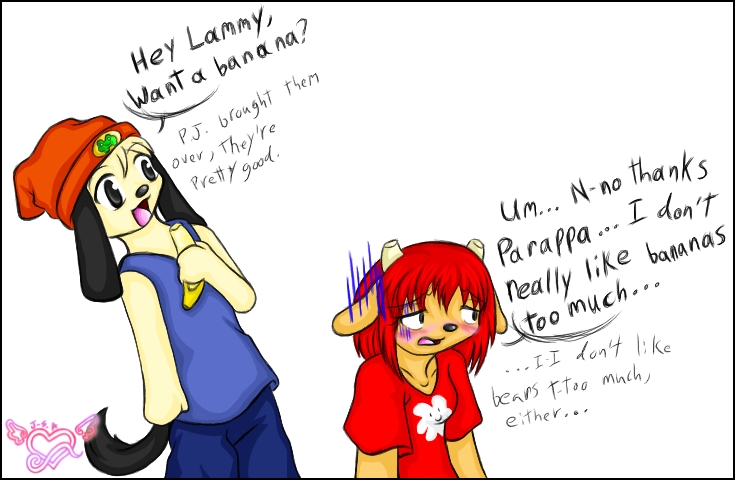 Lammy_and_Parappa___Bananas_by_jenasu.jpg