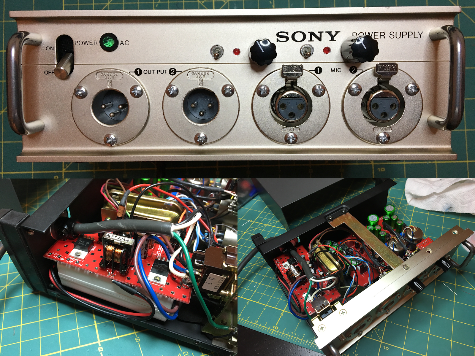Sony AC-148F dual mic pre mod? | GroupDIY Audio Forum
