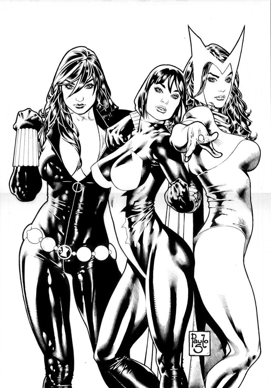 Three_girls_from_Marvel_by_PauloSiqueira.jpg