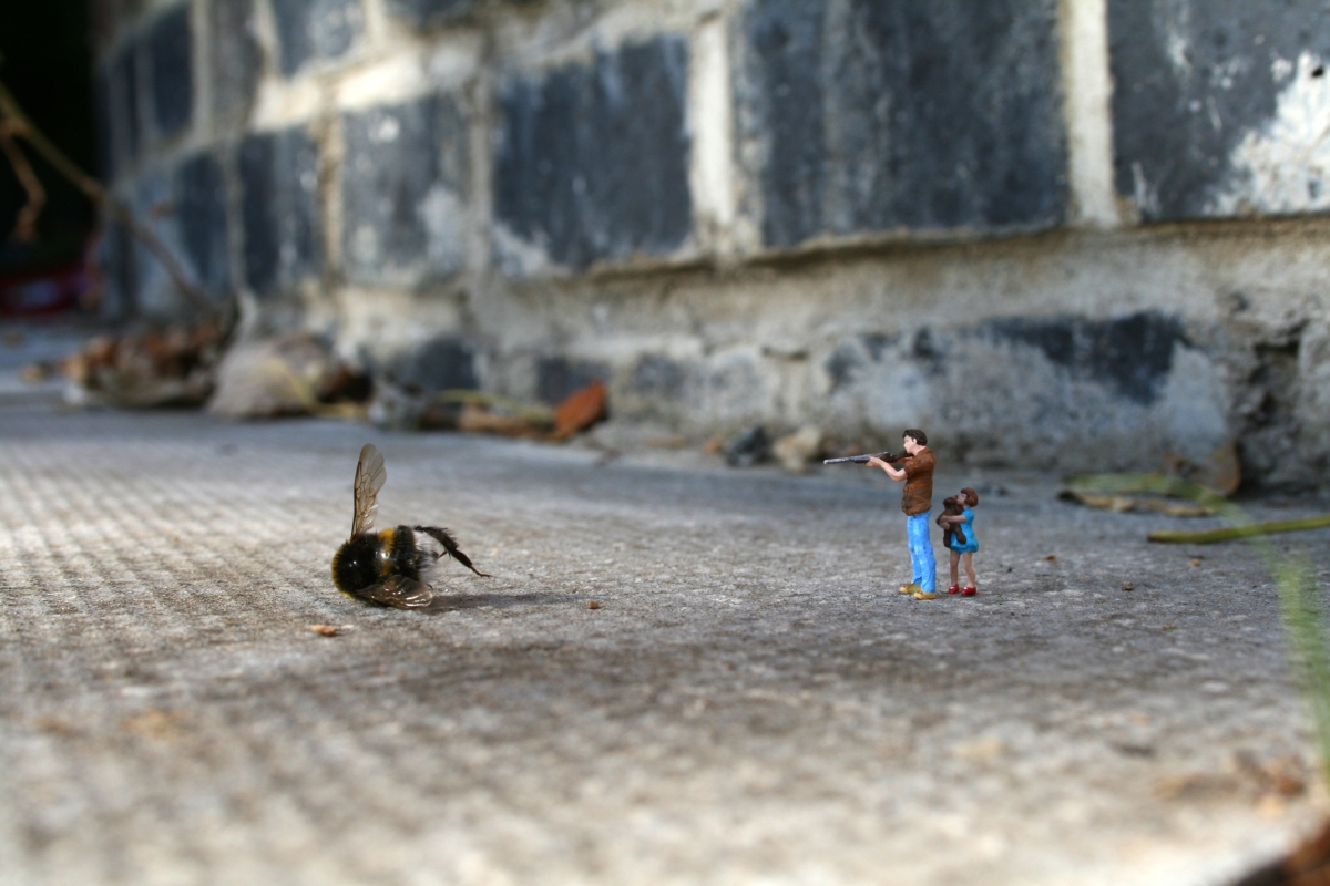 little-people-project-cool-miniature-art-chicquero-shooting-bee.jpg