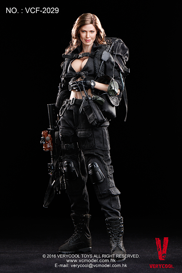 VERYCOOL: 1/6 Female Shooter - Black Ver (VCF-2029) | Collector 
