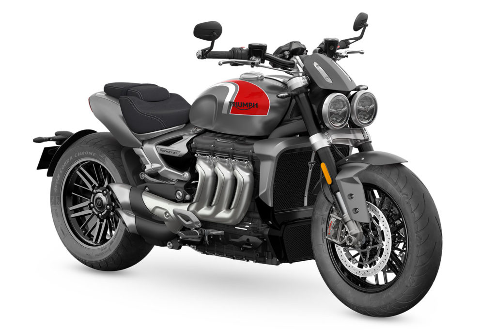 2023 Triumph Rocket 3 R in Silver Ice