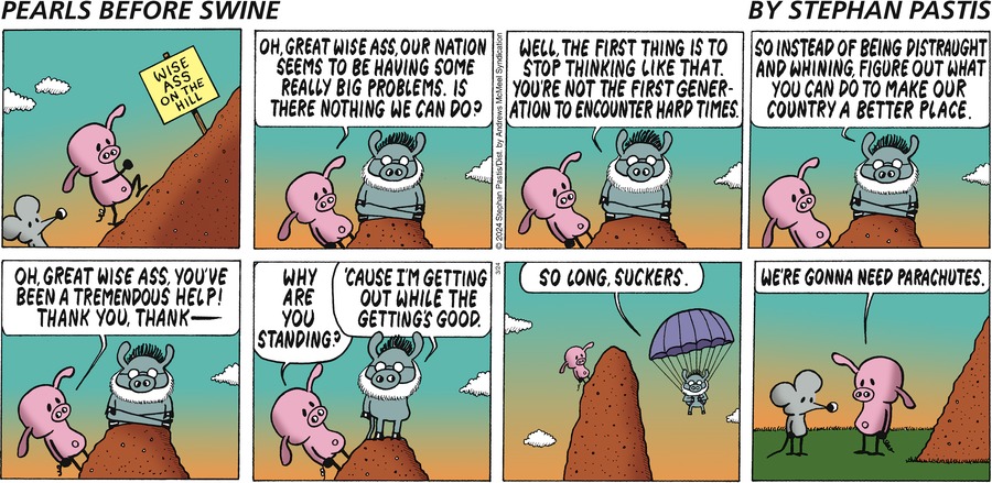 Pearls Before Swine Comic Strip for March 24, 2024 