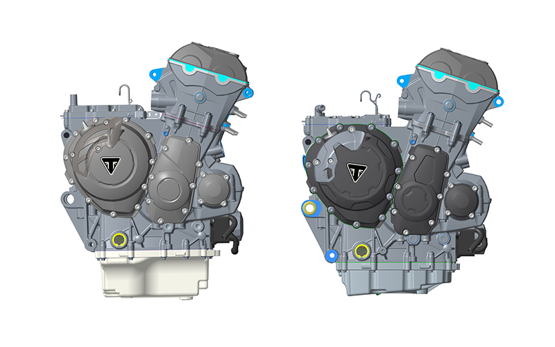 Tiger 800 vs 900 engine