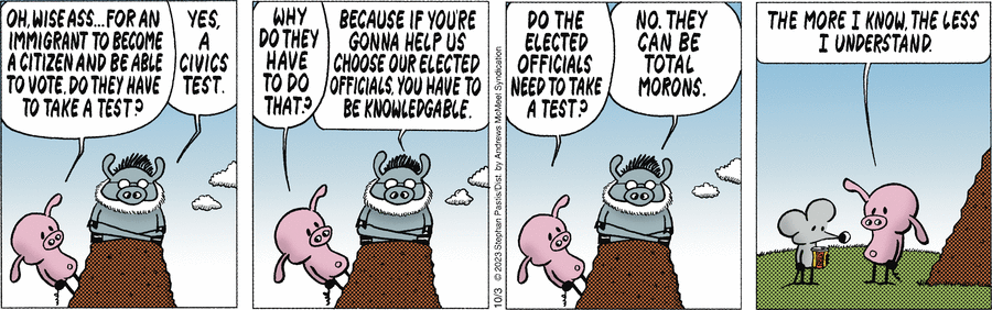 Pearls Before Swine Comic Strip for October 03, 2023 