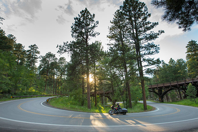 50 Best Motorcycle Roads in America 37. Iron Mountain Road (South Dakota / 17 miles)