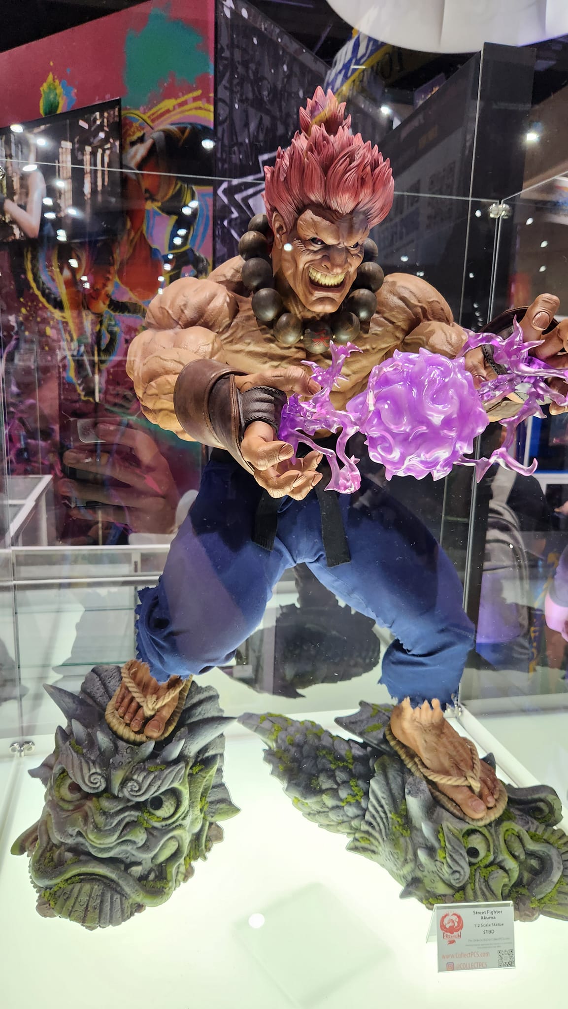 Akuma Street Fighter 1:2 Scale Collectible Statue by PCS