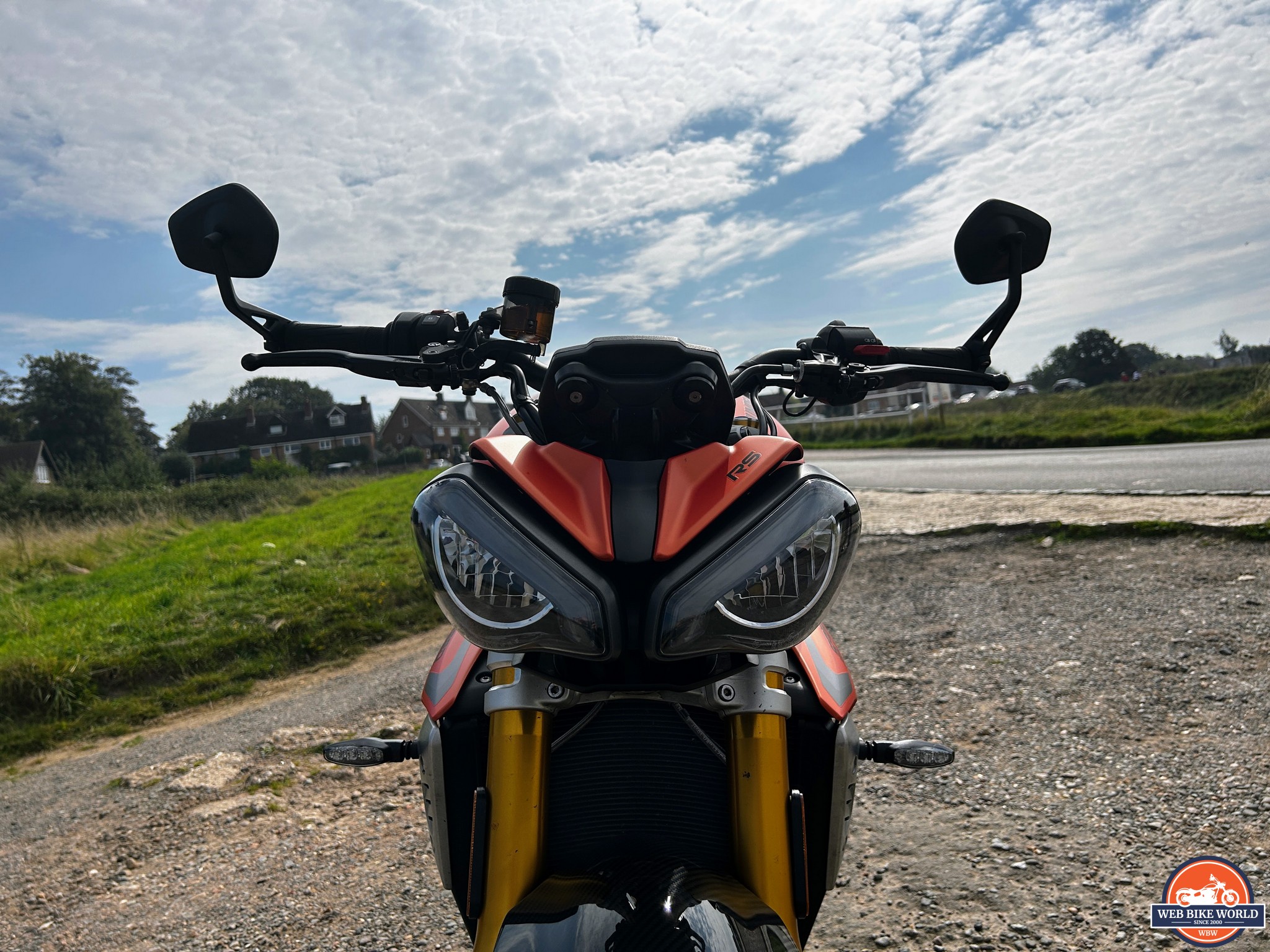 Front headlights on the 2023 Triumph Speed Triple 1200 RS