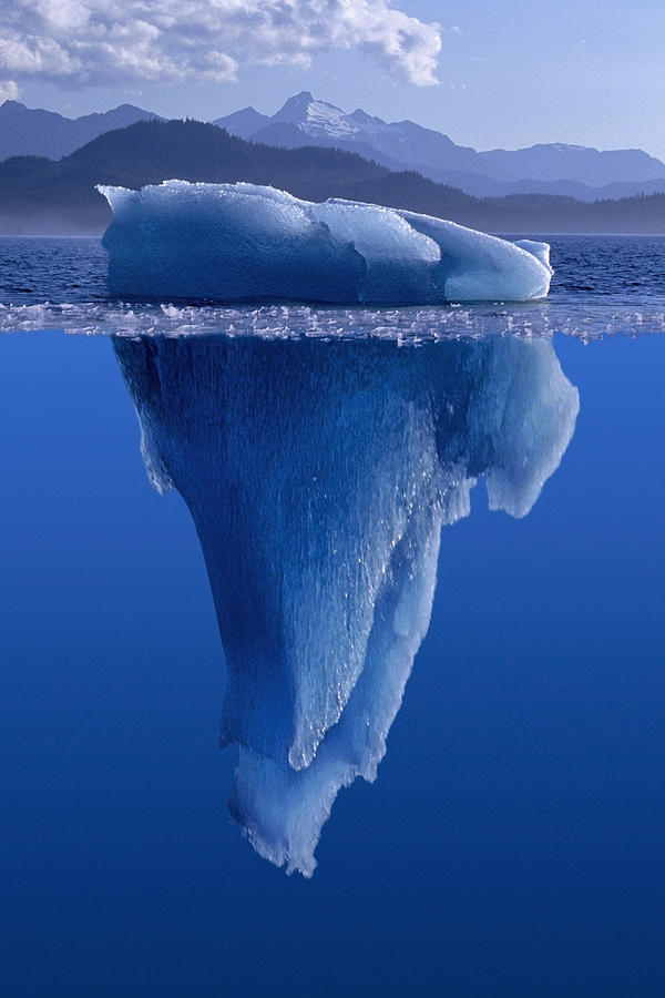 View Of An Iceberg Photograph by John Hyde | Fine Art America
