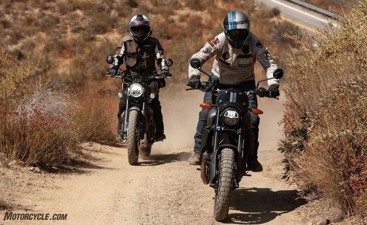 2020 Indian FTR Rally vs. Triumph Scrambler 1200 XC