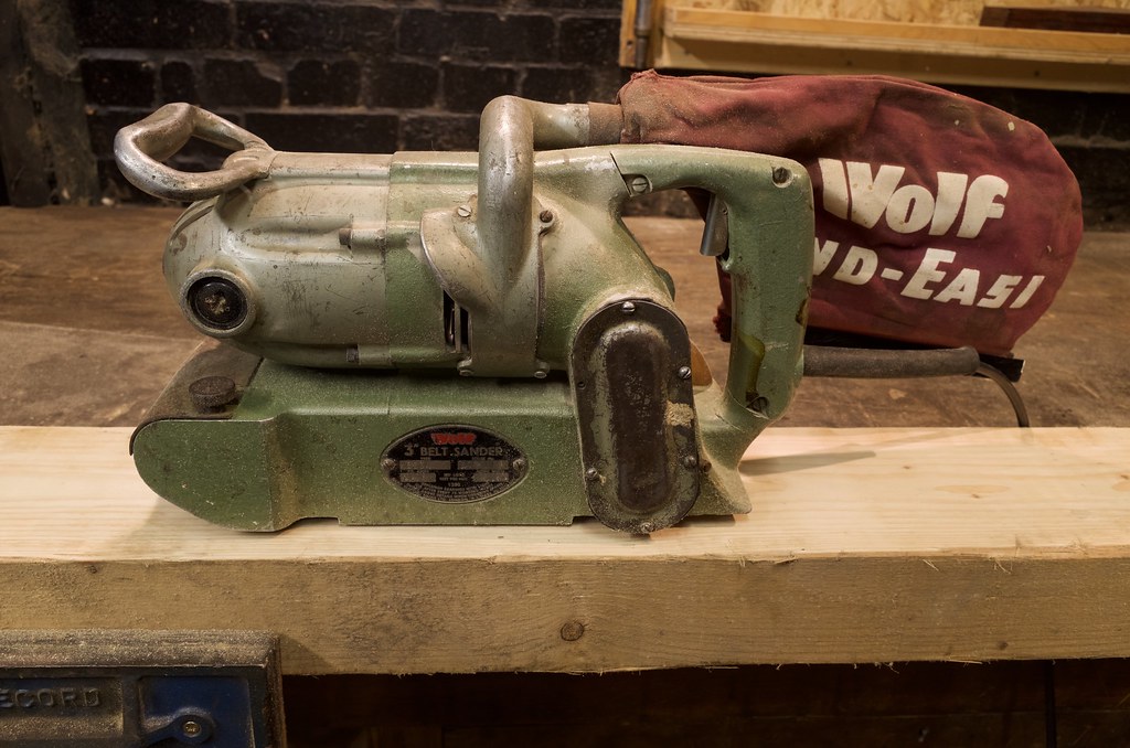 wolf tools belt sander