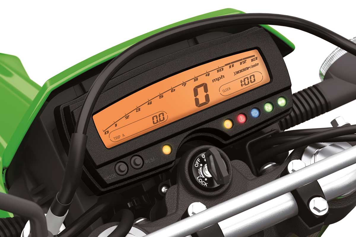 2024KLX300 Review Dash