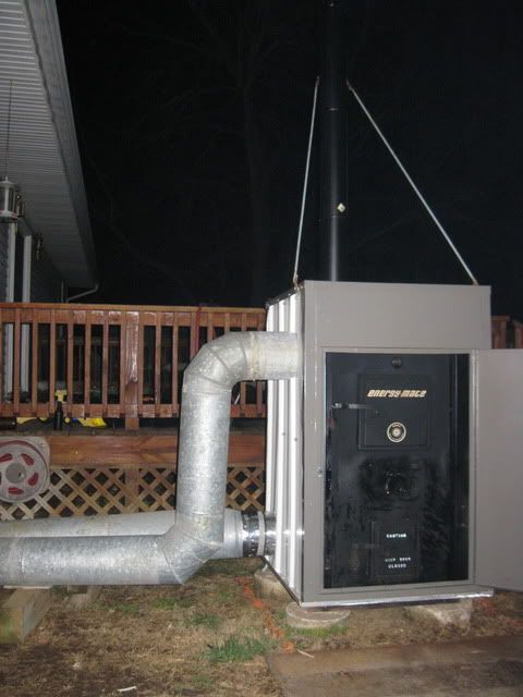 Outdoor Wood Furnace Boiler HEAT EXCHANGER W/Blower/ 209,000BTU