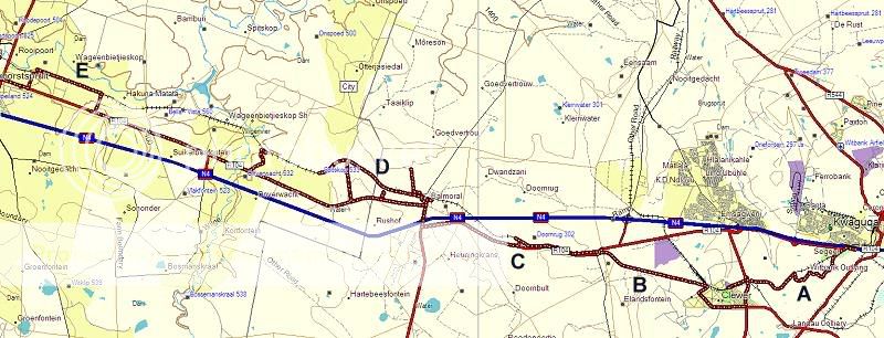 WitbankToRaytonRail20090913Map.jpg