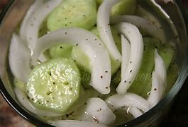 Image result for onions and cucumbers in vinegar recipe