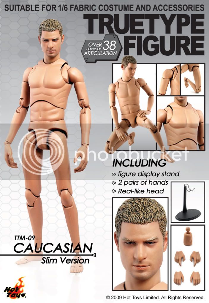 Hot Toys: True Type New Generation – Caucasian Male (Slim Body