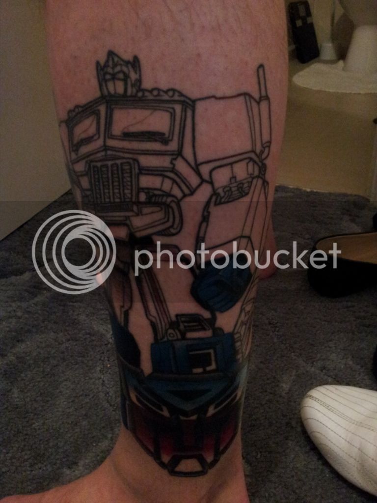 Just got my first tattoo! Think I made a prime choice. : r/transformers