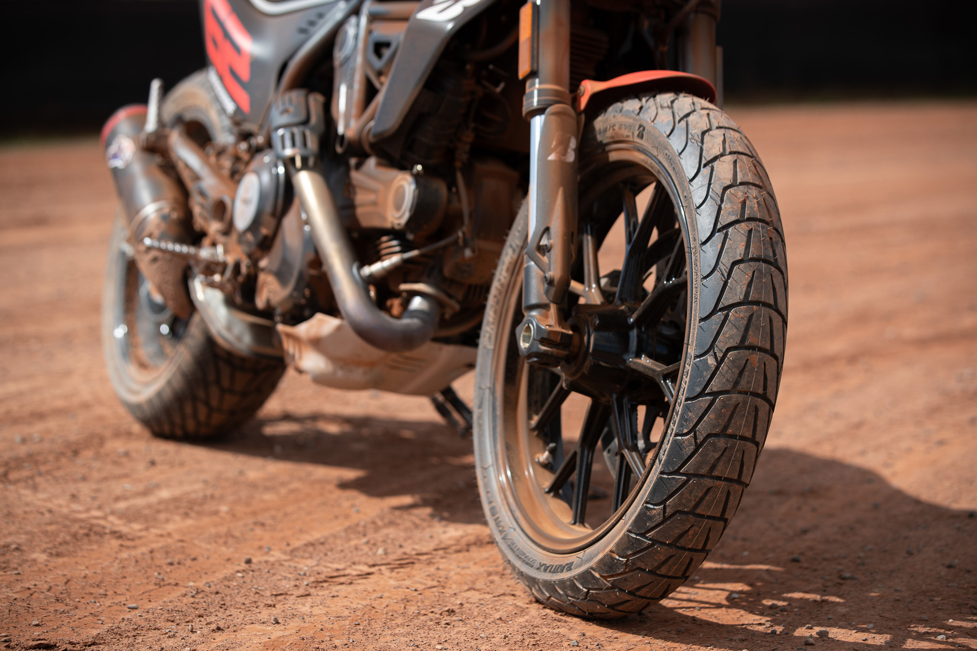 Bridgestone tyres on flat track circuit