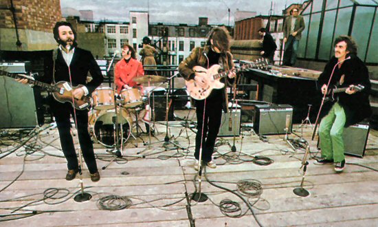 Image result for let it be rooftop beatles scenes photos