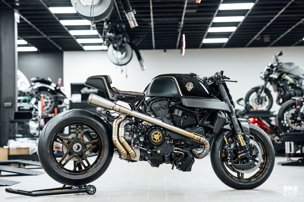 Custom Ducati Monster 1200S by Rough Crafts