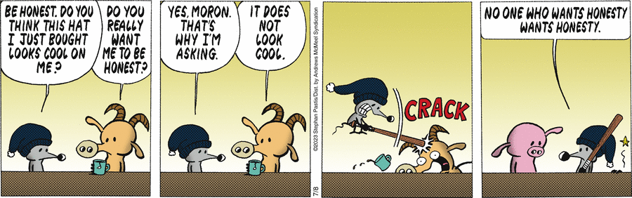 Pearls Before Swine Comic Strip for July 08, 2023 