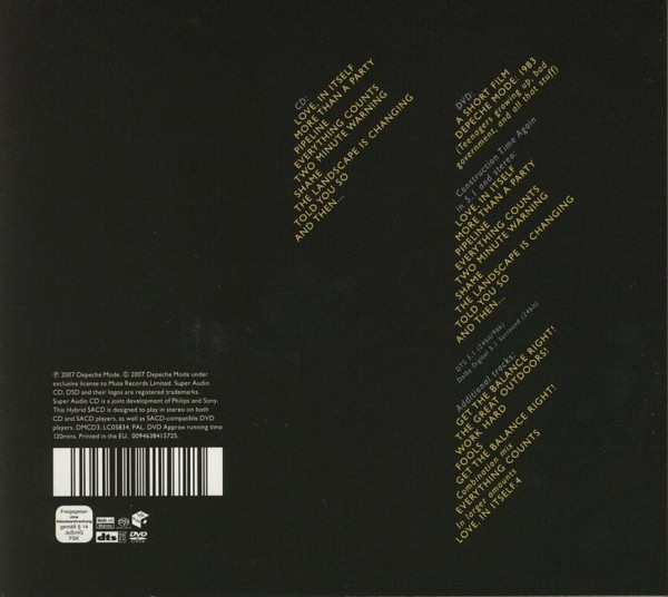 Depeche Mode - CD + DVD - EU - Ultra