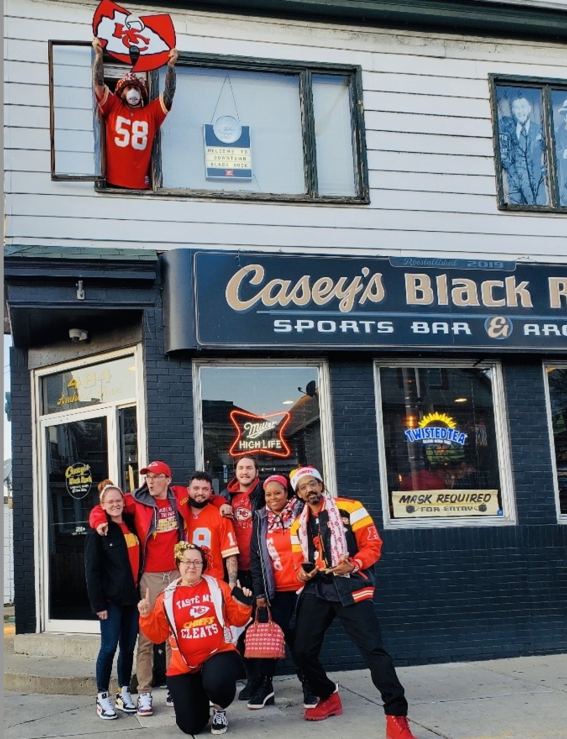 Casey's Black Rock, Chiefs bar in Buffalo