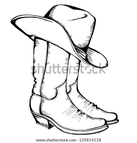 stock-vector-cowboy-boots-and-hat-vector-graphic-illustration-129814118.jpg