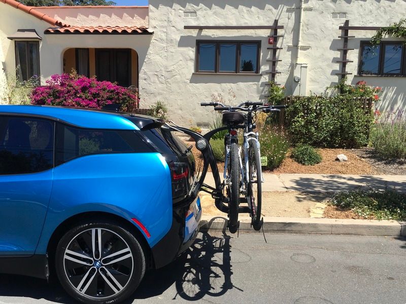 Bike rack clearance for bmw i3