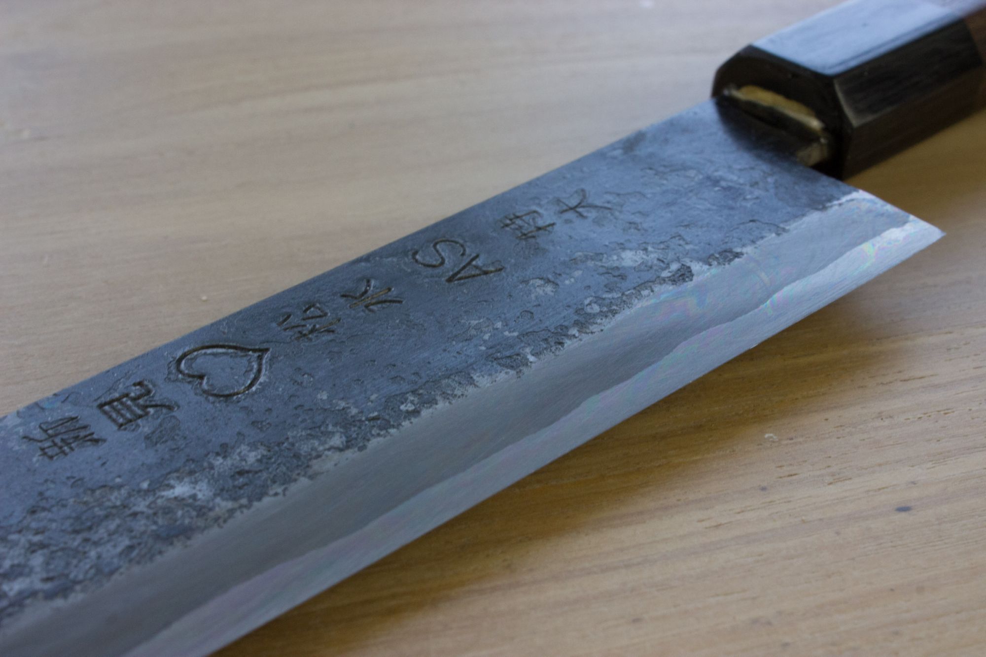 Yoshihiro Mizu Yaki Blue High Carbon Steel #1 Kurouchi Gyuto