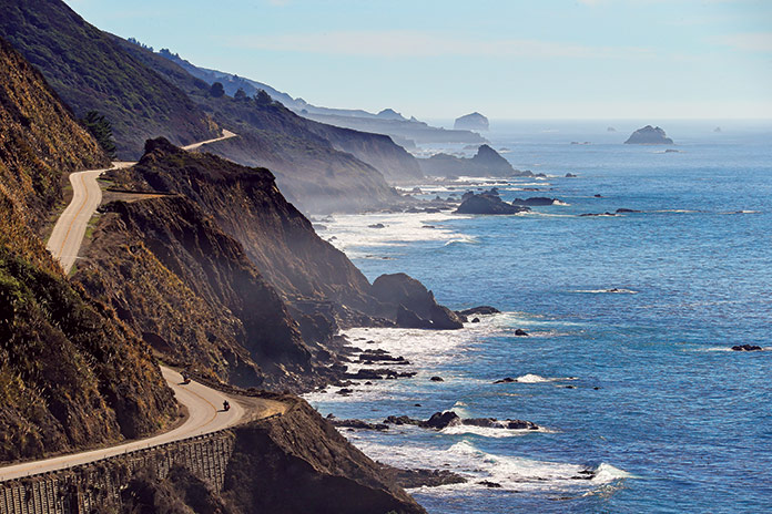 50 Best Motorcycle Roads in America 7. Pacific Coast Highway (California / 656 miles)