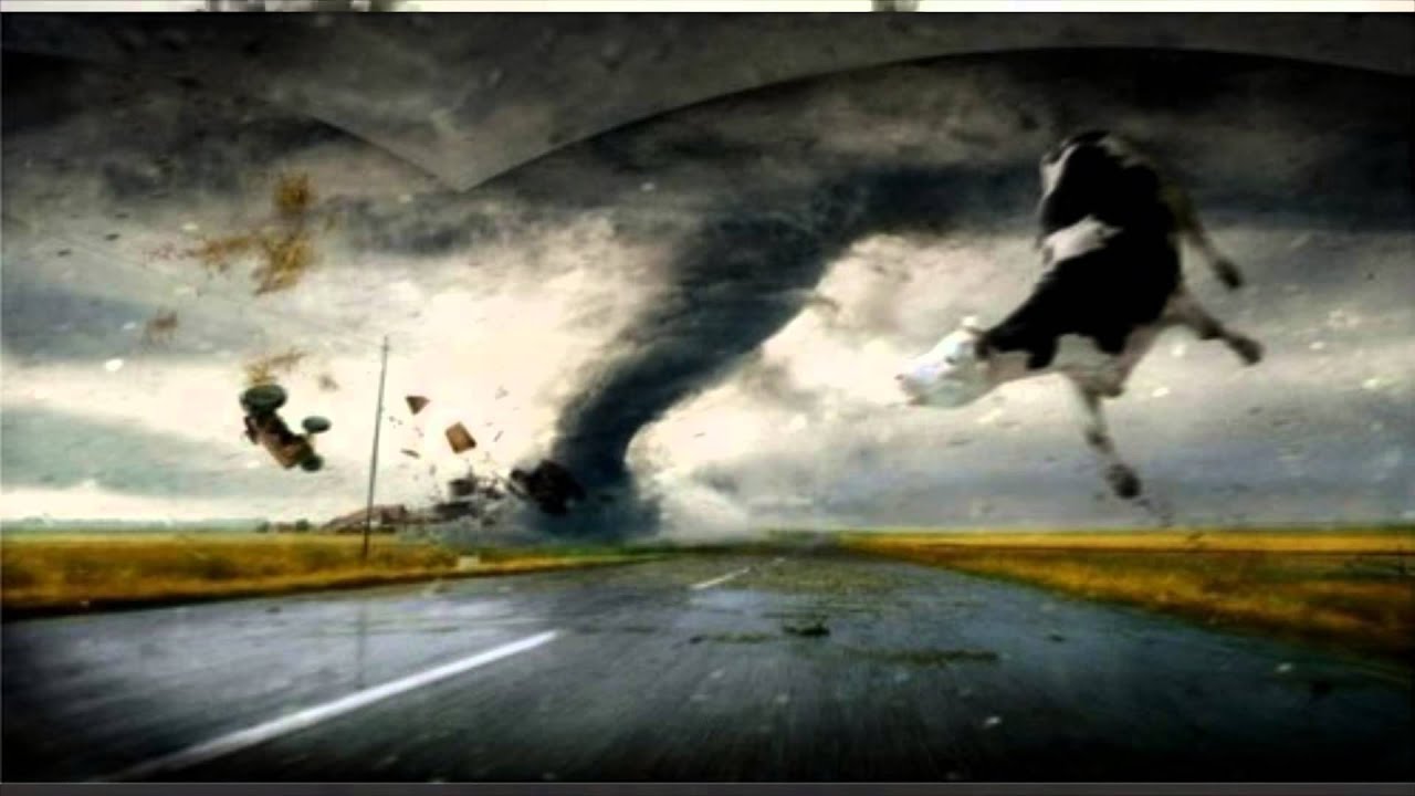 Tornado Bursts Open Tractor Trailer On Florida Highway! - YouTube