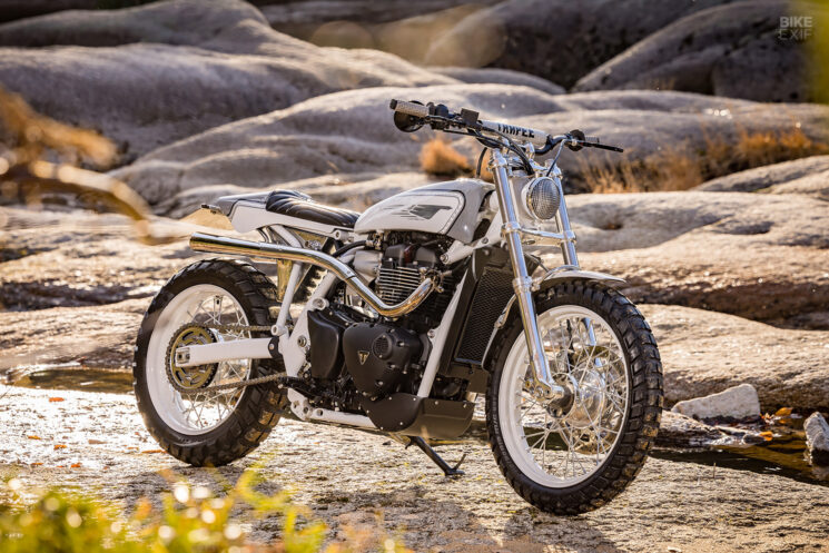 Custom 2024 Triumph Scrambler 900 by Heiwa MC